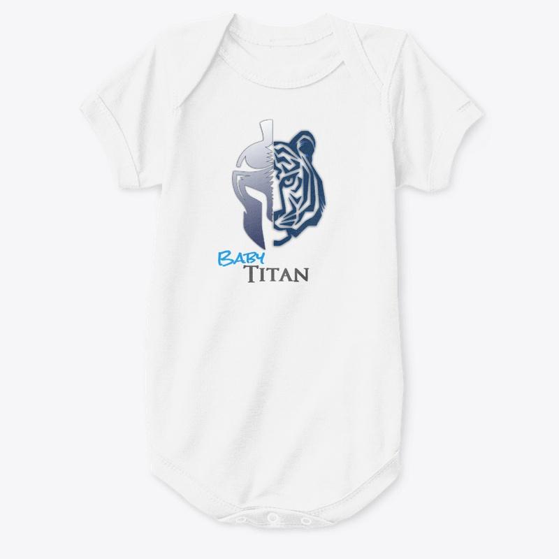 Baby Titan Onesie Blue